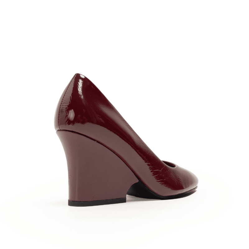 NUBIA - DARK RED PATENT PUMP