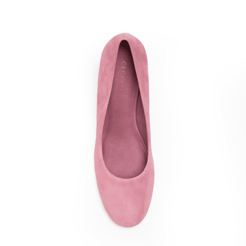 NUBIA - PINK SUEDE PUMP