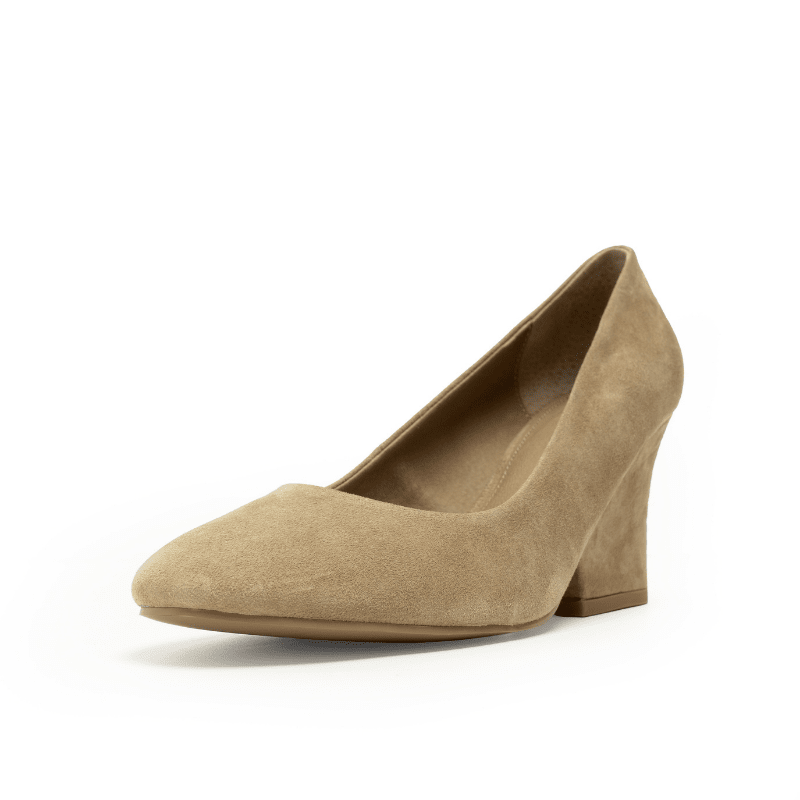 NUBIA - SAND SUEDE PUMP