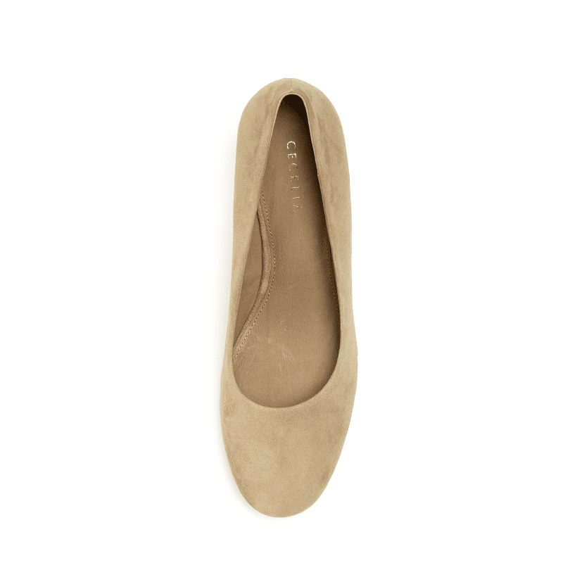 NUBIA - SAND SUEDE PUMP