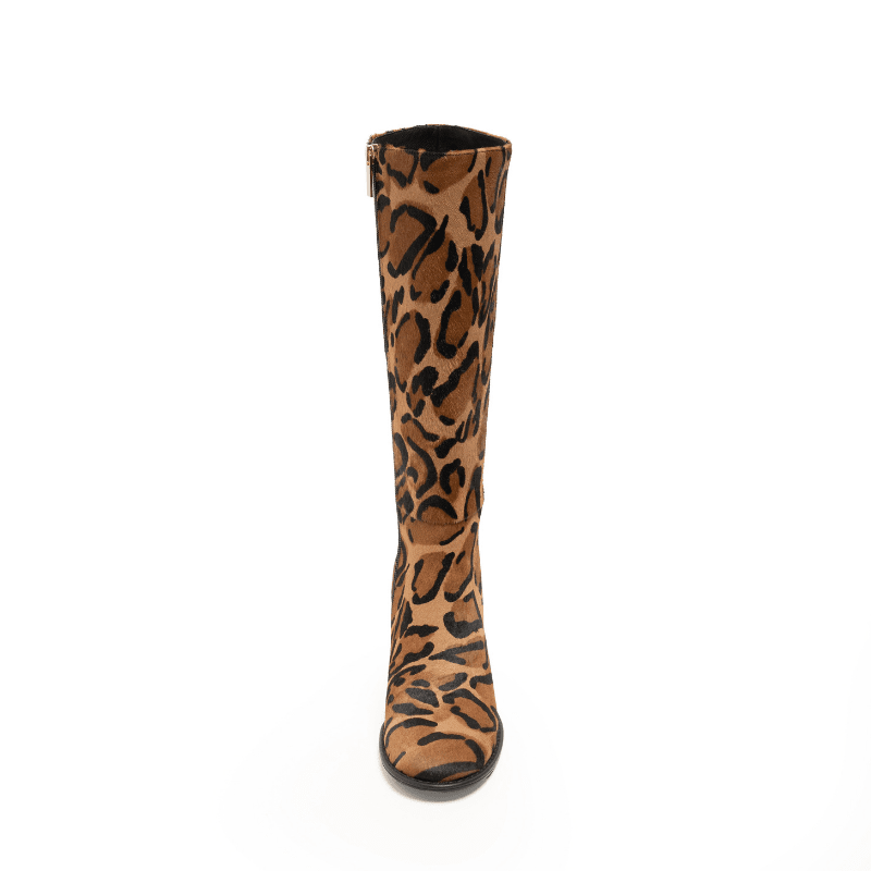 OLGA - LEOPARD PONY HAIR BOOT