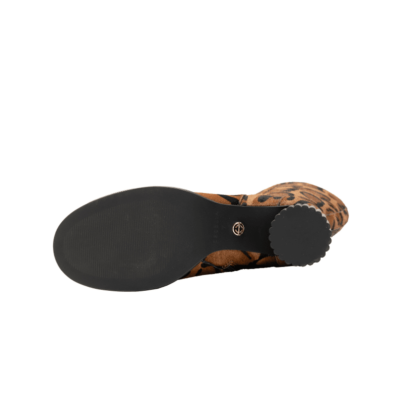 OLGA - LEOPARD PONY HAIR BOOT
