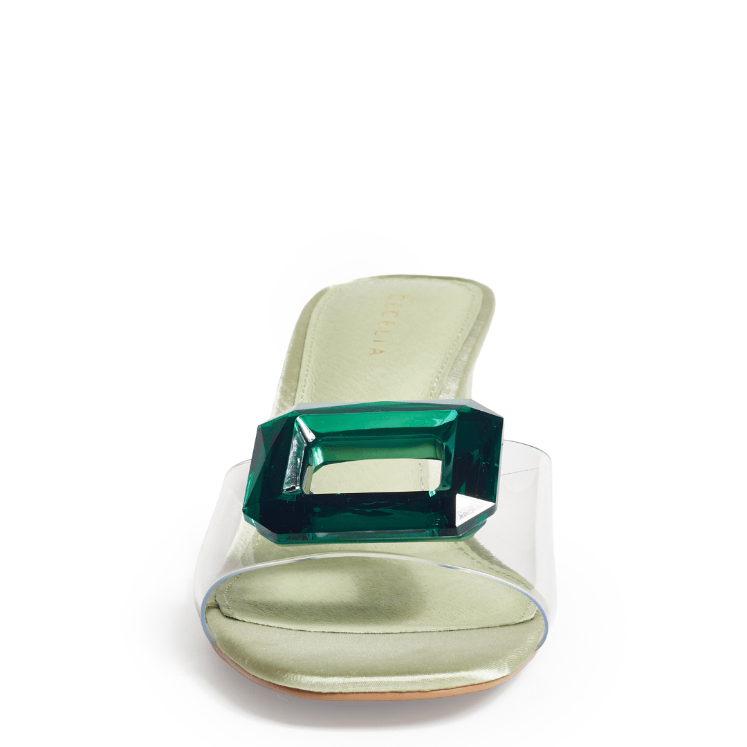 PARK AVE JEWEL - Green Sandal