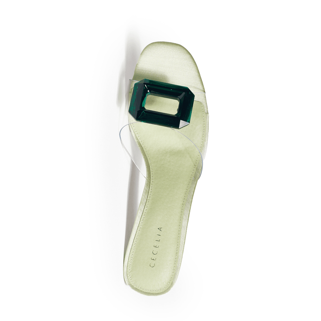 PARK AVE JEWEL - Green Sandal