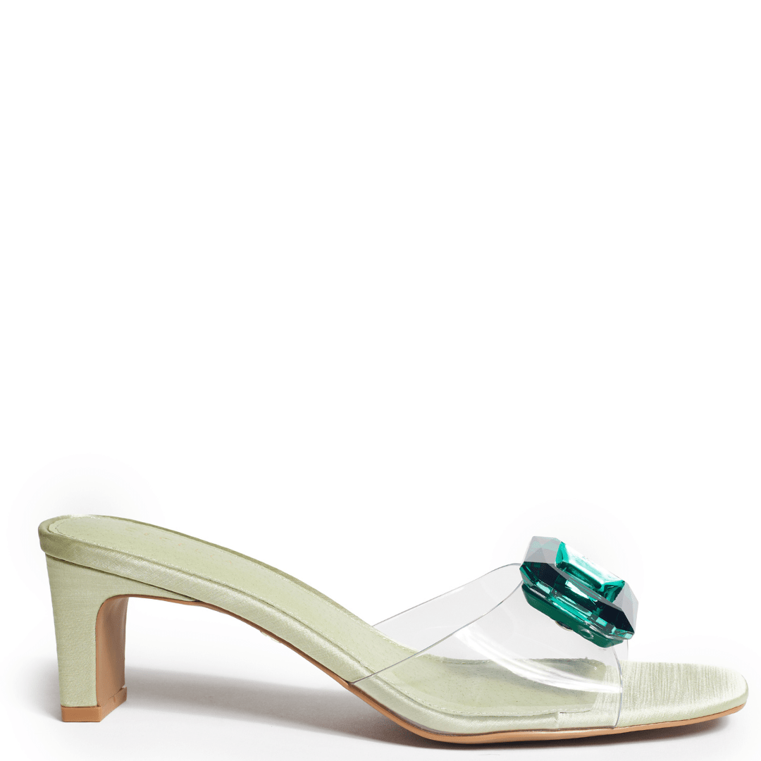 PARK AVE JEWEL - Green Sandal