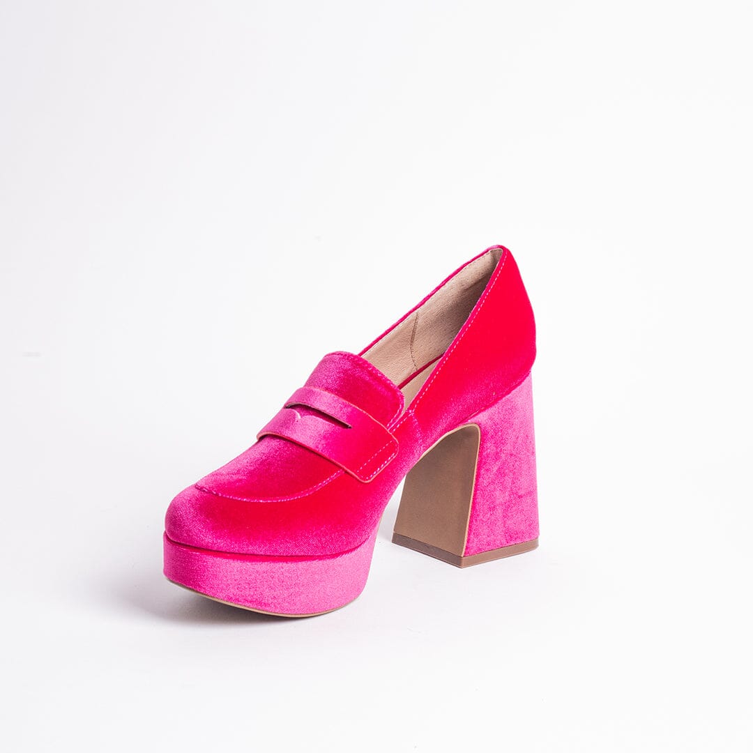 PINKY - PINK VELVET PLATFORM - Final Few