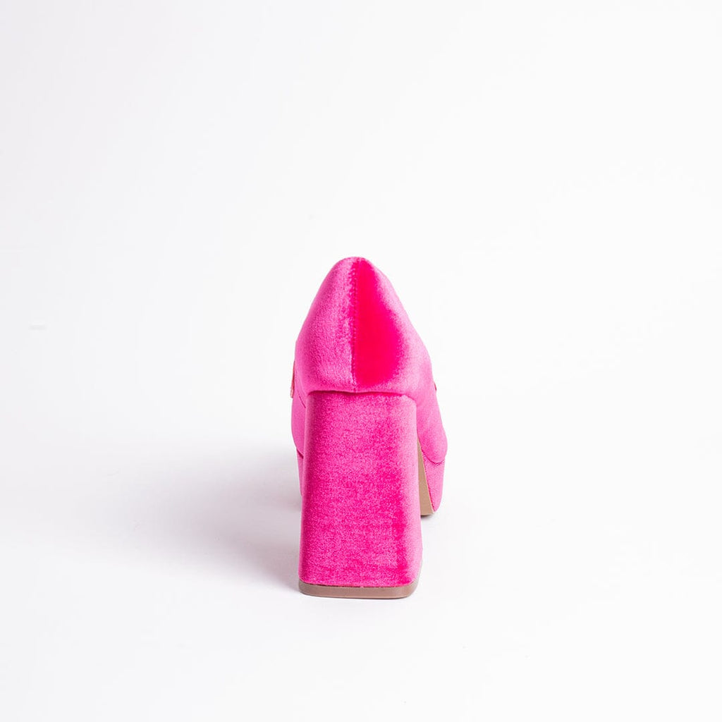 PINKY - PINK VELVET PLATFORM - Final Few