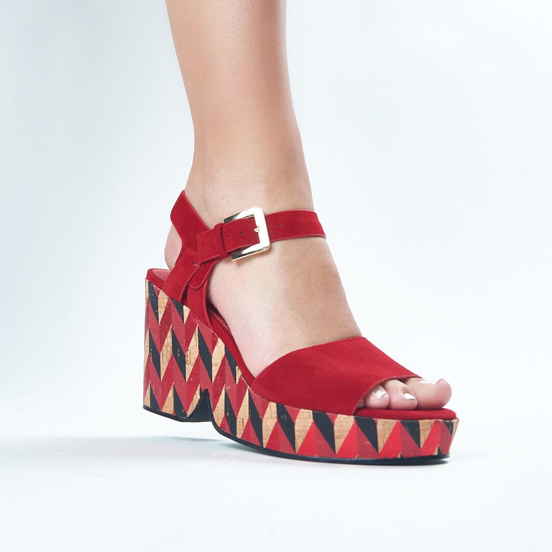 Cato Fashions | Cato Stud Straps Flatform Wedge Sandals