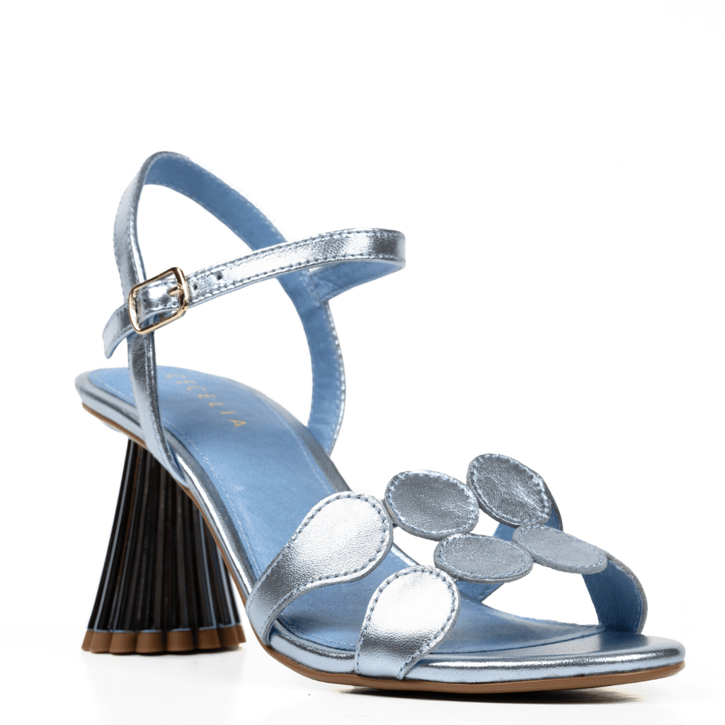 PETER - Blue Metallic Sandal