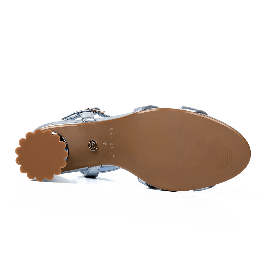 PETER - Blue Metallic Sandal