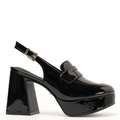 PIRATE - BLACK PATENT PLATFORM PUMP