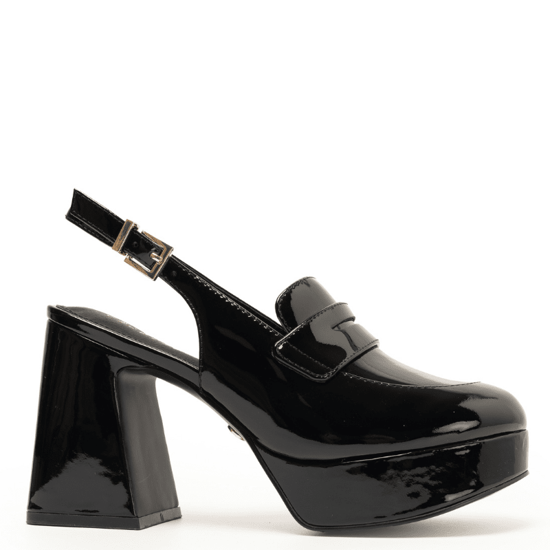 PIRATE - BLACK PATENT PLATFORM PUMP