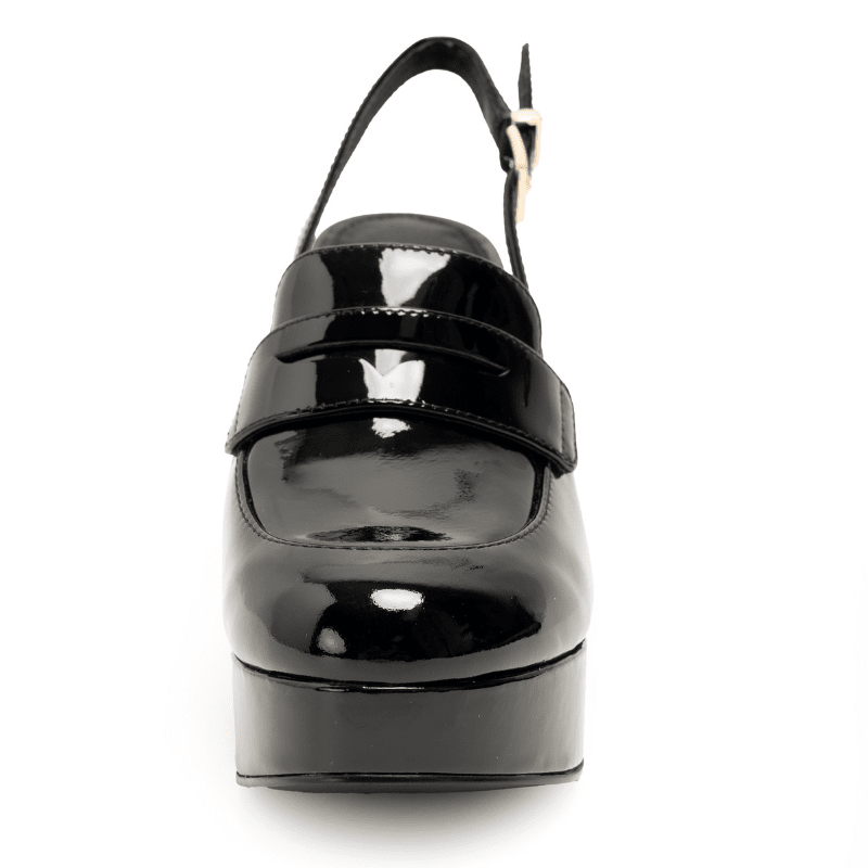 PIRATE - BLACK PATENT PLATFORM PUMP