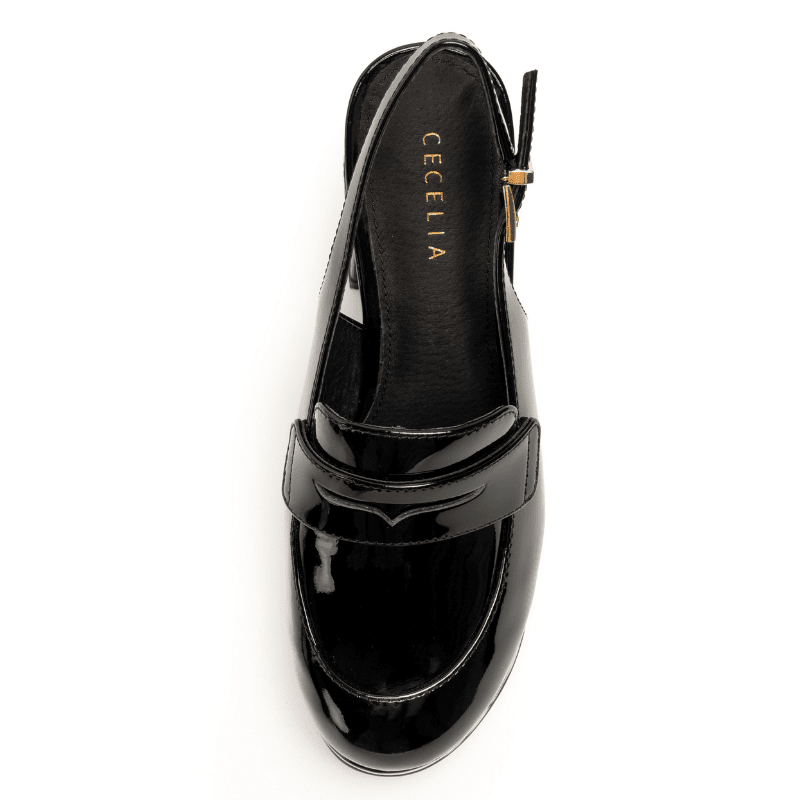 PIRATE - BLACK PATENT PLATFORM PUMP