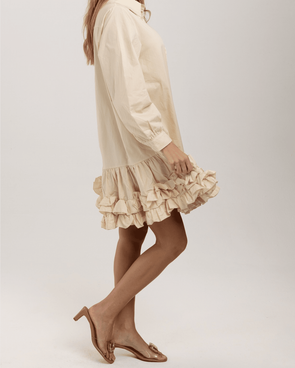 RACHEL - Beige Dress