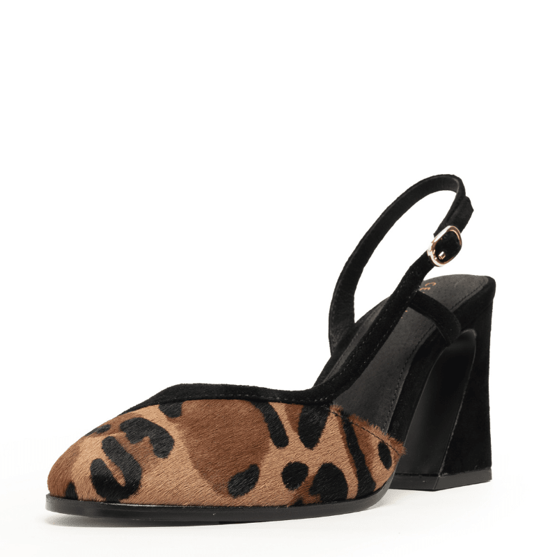 SOPHIA - LEOPARD SLINGBACK