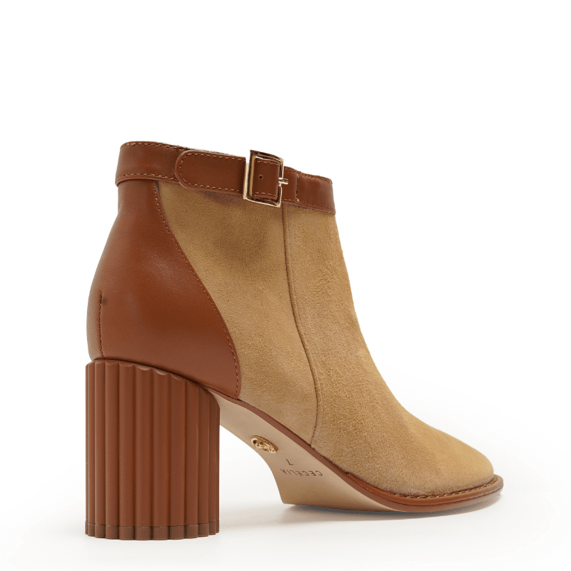 TULIA - NUTELLA SUEDE BOOTIE