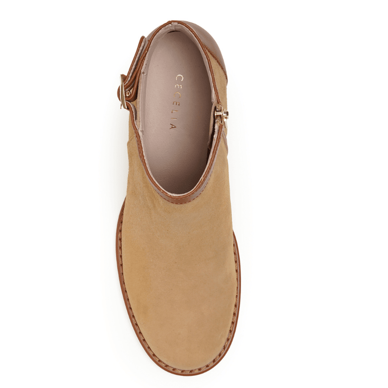 TULIA - NUTELLA SUEDE BOOTIE