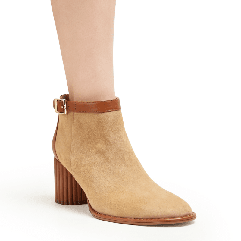 TULIA - NUTELLA SUEDE BOOTIE