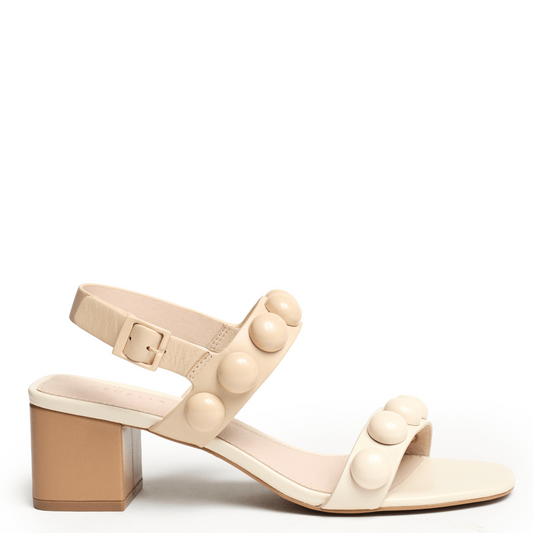 casual bridal sandal ivory tan nude