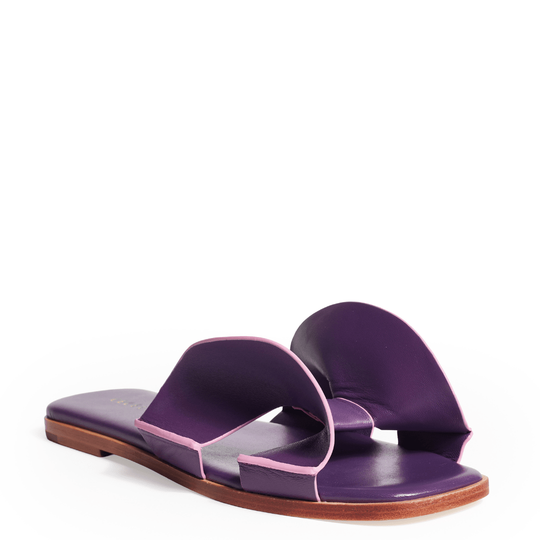 WENDY - Purple Flat Sandal