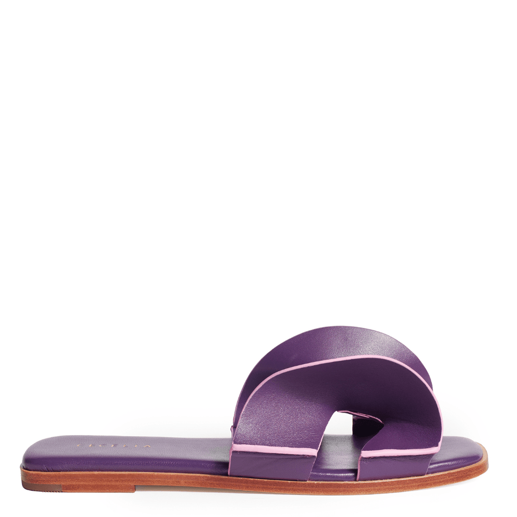 WENDY - Purple Flat Sandal