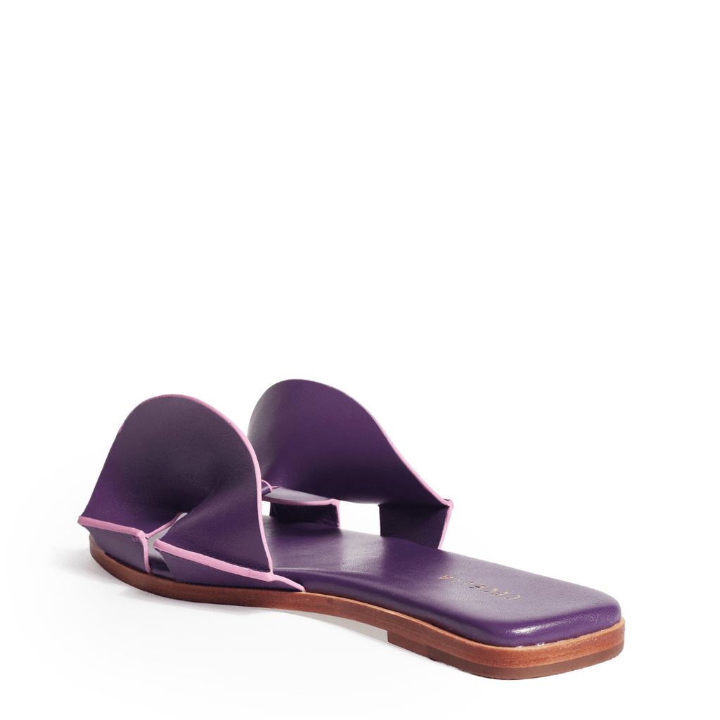WENDY - Purple Flat Sandal