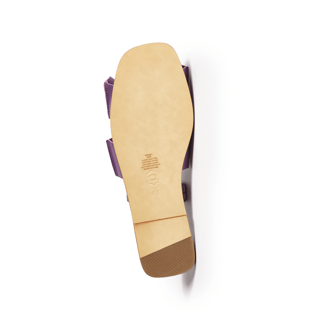 WENDY - Purple Flat Sandal