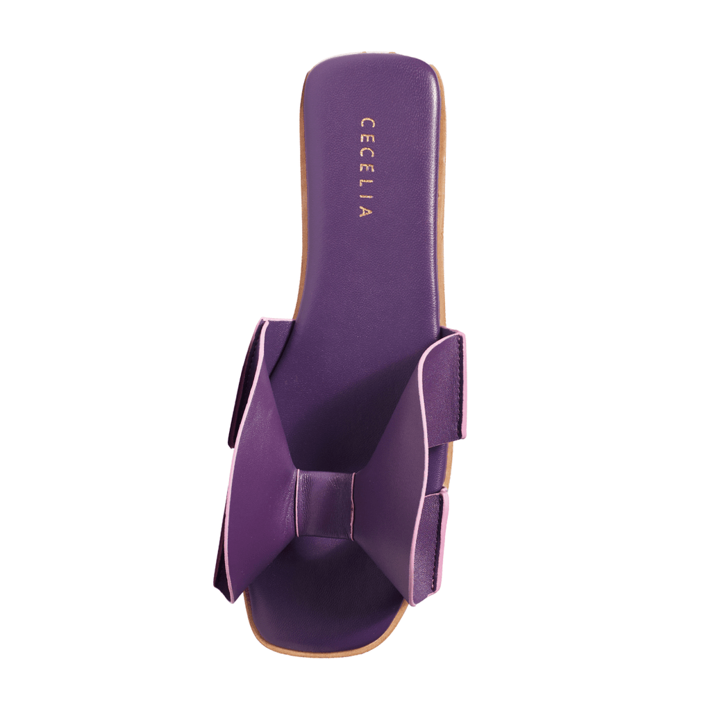 WENDY - Purple Flat Sandal