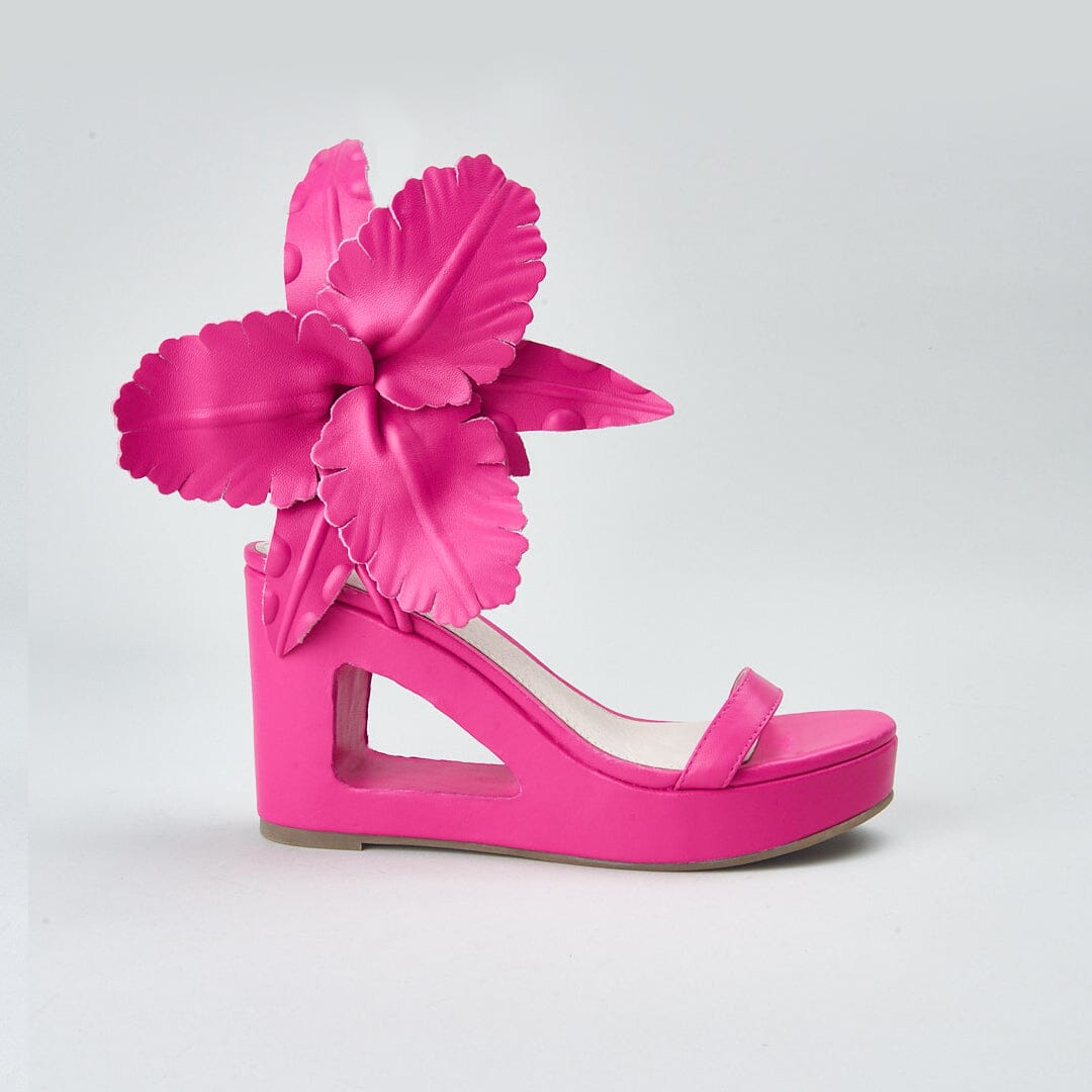 Cut out sale wedge heel sandals