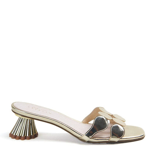 cecelia new york metallic trendy sandals designer leather